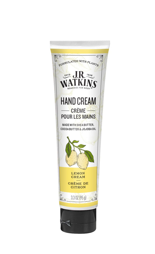 J.R. Watkins Natural Moisturizing Hand Cream, Hydrating Hand Moisturizer with Shea Butter, Cocoa Butter, and Avocado Oil, USA Made and Cruelty Free Beauty & Personal Care J.R. Watkins