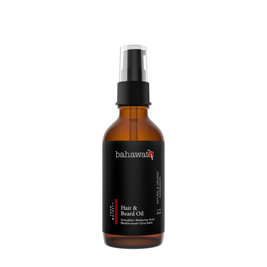 BAHAWAT: Premium Beard Oil Conditioner & Softener - Your Majesty- 2 ounce - Beard Itch and Dry Skin Relief - Handcrafted from Natural Ingredients