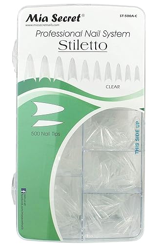 Stiletto Fancy Nail Tips by Mia Secret Store