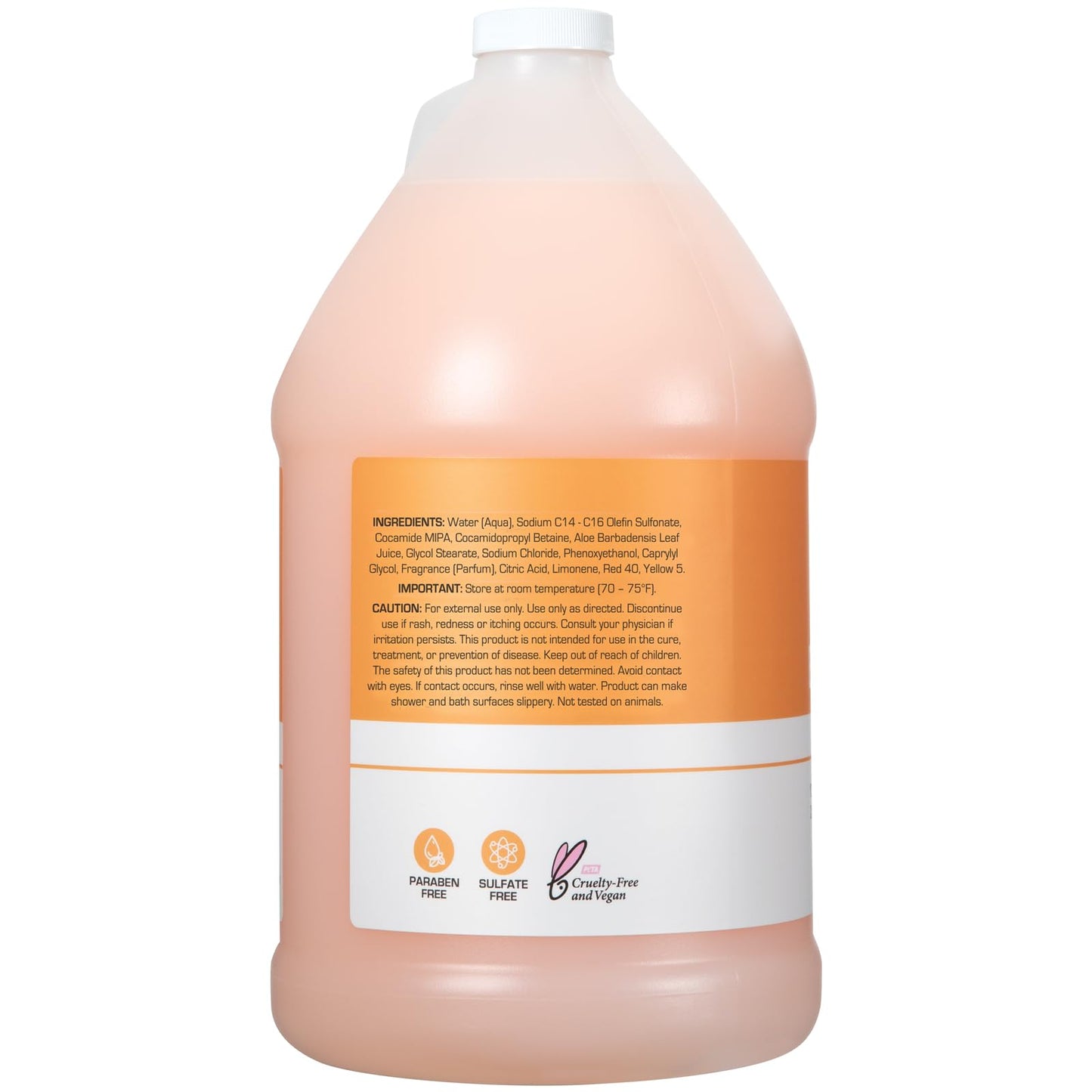 Ginger Lily Farms Club & Fitness Nourishing Body Wash, 100% Vegan & Cruelty-Free, Citrus Scent, 1 Gallon Refill (Pack of 4) Beauty & Personal Care Ginger Lily Farms