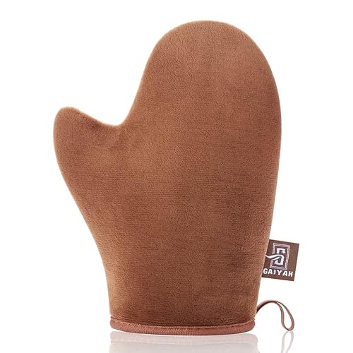 GAIYAH Self Tanning Mitt Applicator Self Tanner Mitt Applicator Tanning Mitts Self Tanner With Thumb Ultra Soft Tanning Glove For Self Tan Mitt