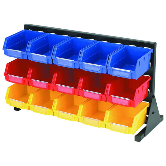 15 Bin Tabletop Parts Rack Home & Kitchen Storehouse