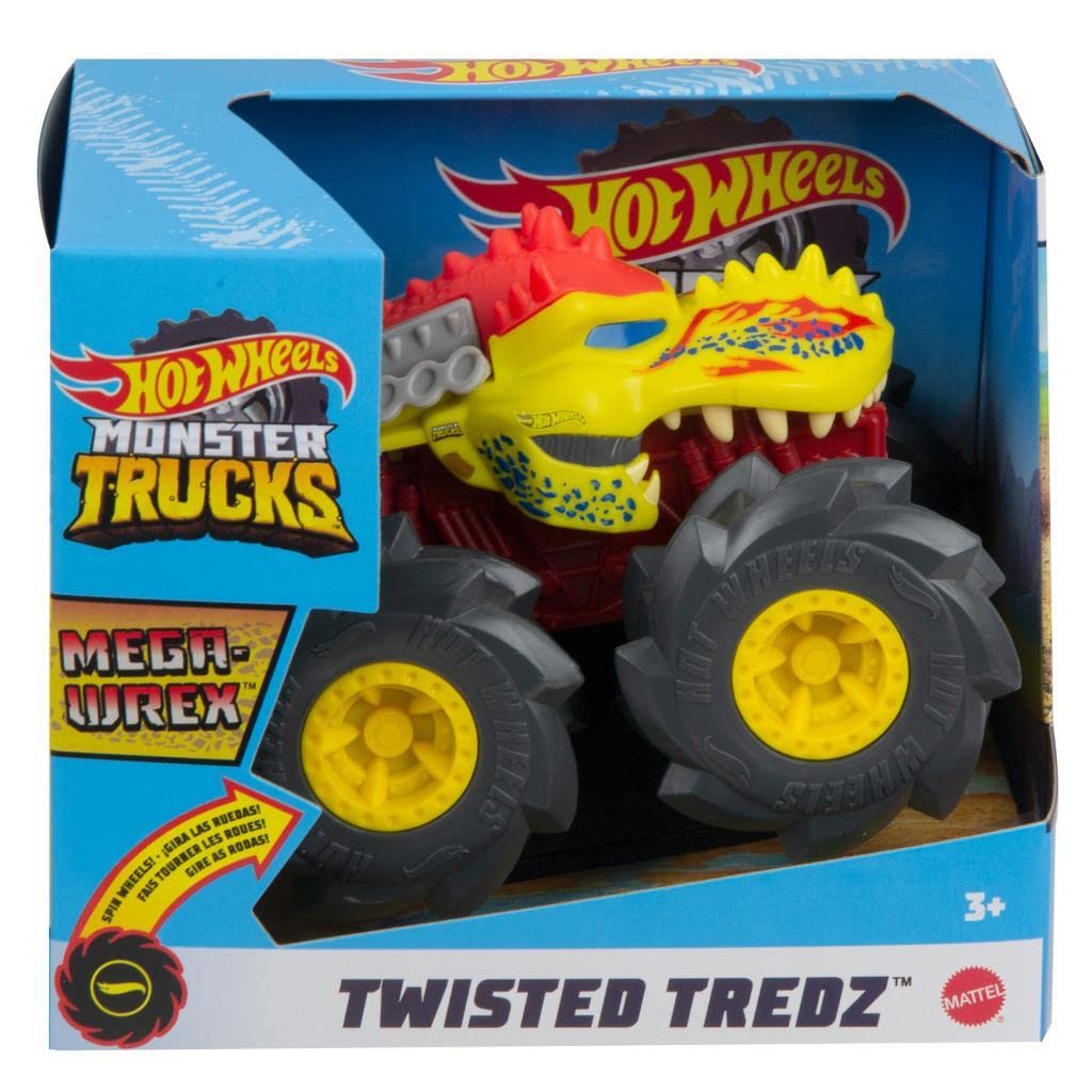 Hot Wheels Monster Trucks 1:43 Twisted Tredz Mega Wrex