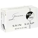 Black and White Skin Soap Bar 3.5 oz (Pack of 3)