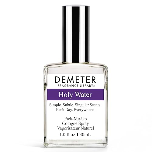 DEMETER Natural Perfume Spray Cologne for Women and Men, Holy Water, 1 oz