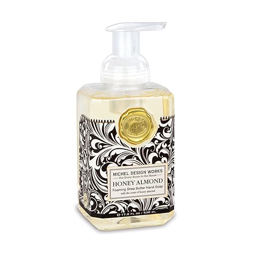 Michel Design Works Honey Almond Foaming Hand Soap with Soap Dispenser