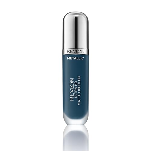 Revlon Ultra HD Metallic Matte Liquid Lipcolor, Liquid Lipstick, Glitz, 1 Count