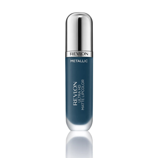 Revlon Ultra HD Metallic Matte Liquid Lipcolor, Liquid Lipstick, Glitz, 1 Count