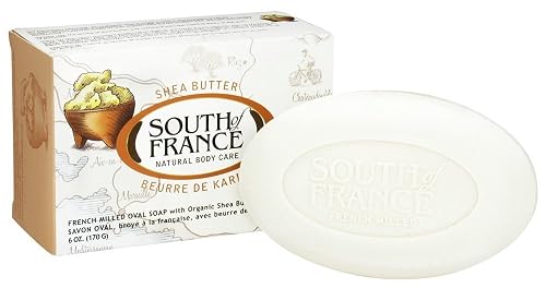 South of France Natural Bar Soap, Shea Butter, 6 Ounce