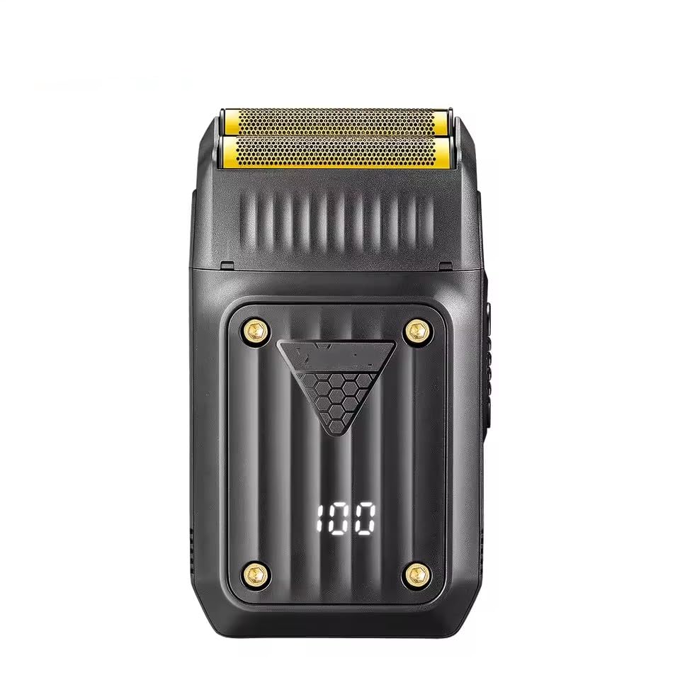 Electric Shaver Professional Hair Trimmer Rechargeable Shaving Barber Beard Trimmer Foil Hair Shaver for Men Beauty and Personal Care QDKVTNDJZ