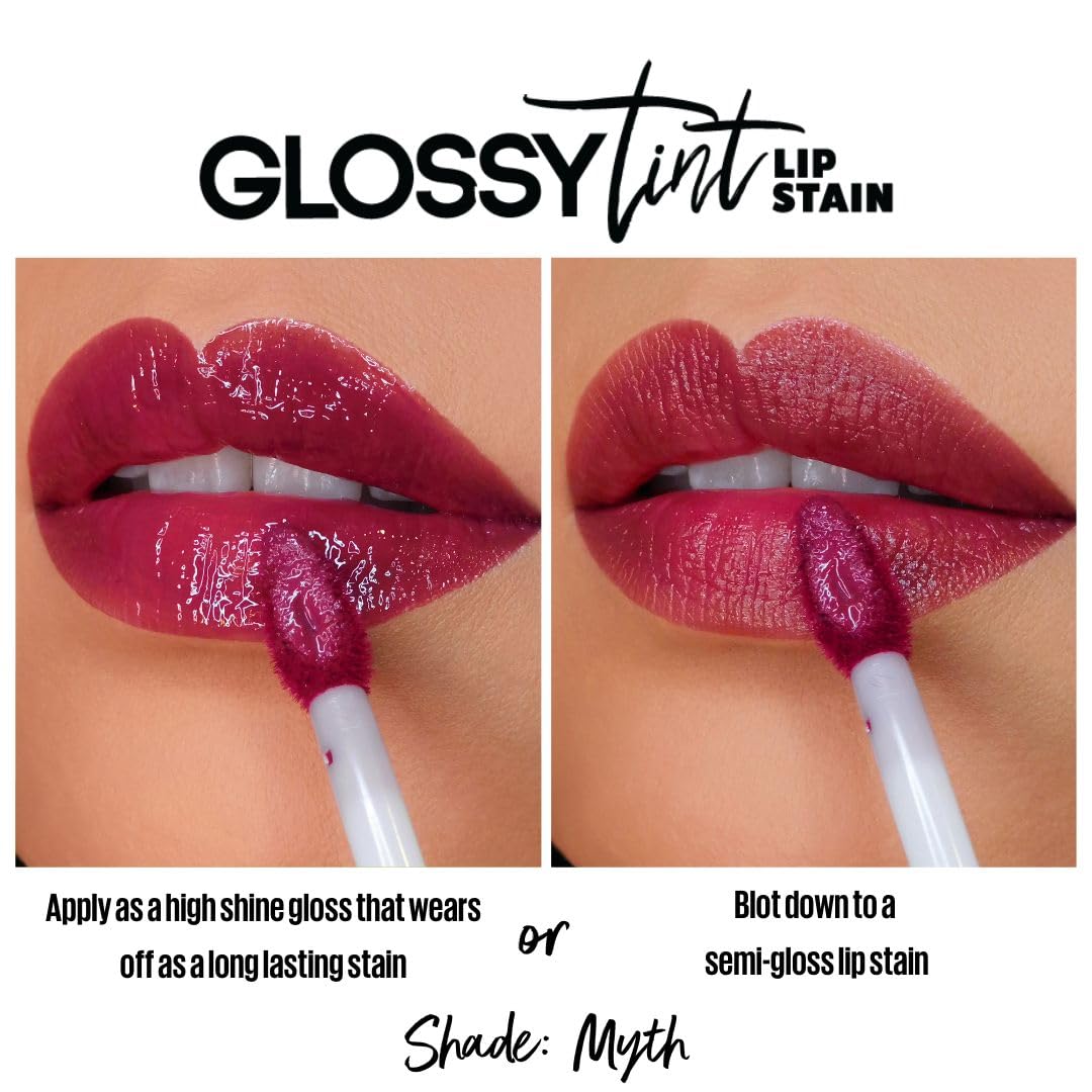 L.A. Girl Glossy Tint Lip Stain, Myth GLC707