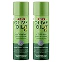 ORS Olive Oil Nourishing Sheen Spray Original Moisturizes Hair for Healthy Sheen 10 Ounce (Pack of 2)
