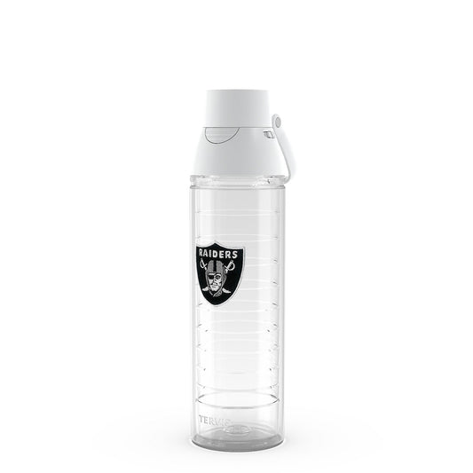 Tervis Venture Lite NFL® Las Vegas Raiders - Embroidered Emblem Made in USA Double Walled Insulated Tumbler Travel Cup Keeps Drinks Cold & Hot, 24oz