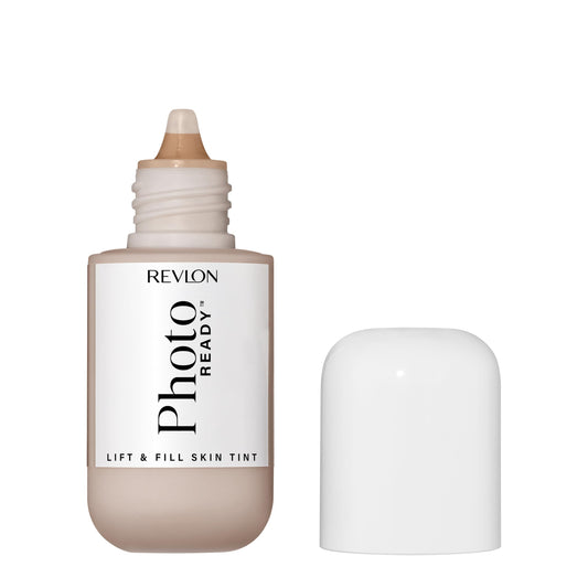 Revlon PhotoReady Lift + Fill Skin Tint, Multi-Use Glow Enhancer, Base & Highlighter for Glowing Skin, Sheer Coverage, 130, 1 fl oz