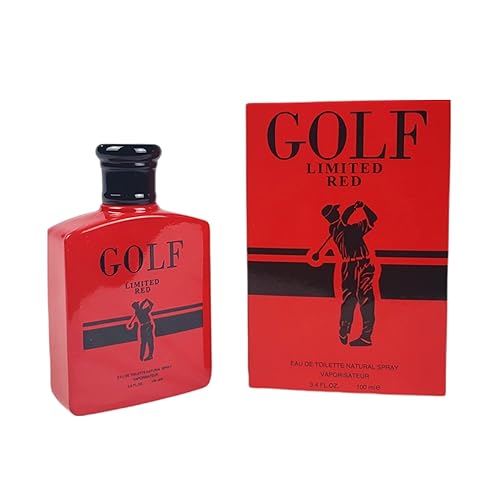 Holiday Depot Golf Series Cologne - Red, Fragrance for Men by Secret Plus, 100 ml/Eau De Parfum Natural Spary Vaporizateur