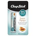 ChapStick Papaya 100% Natural Lip Butter Tube, Lip Balm - 0.15 Oz, Non-Tinted, Sweet Papaya