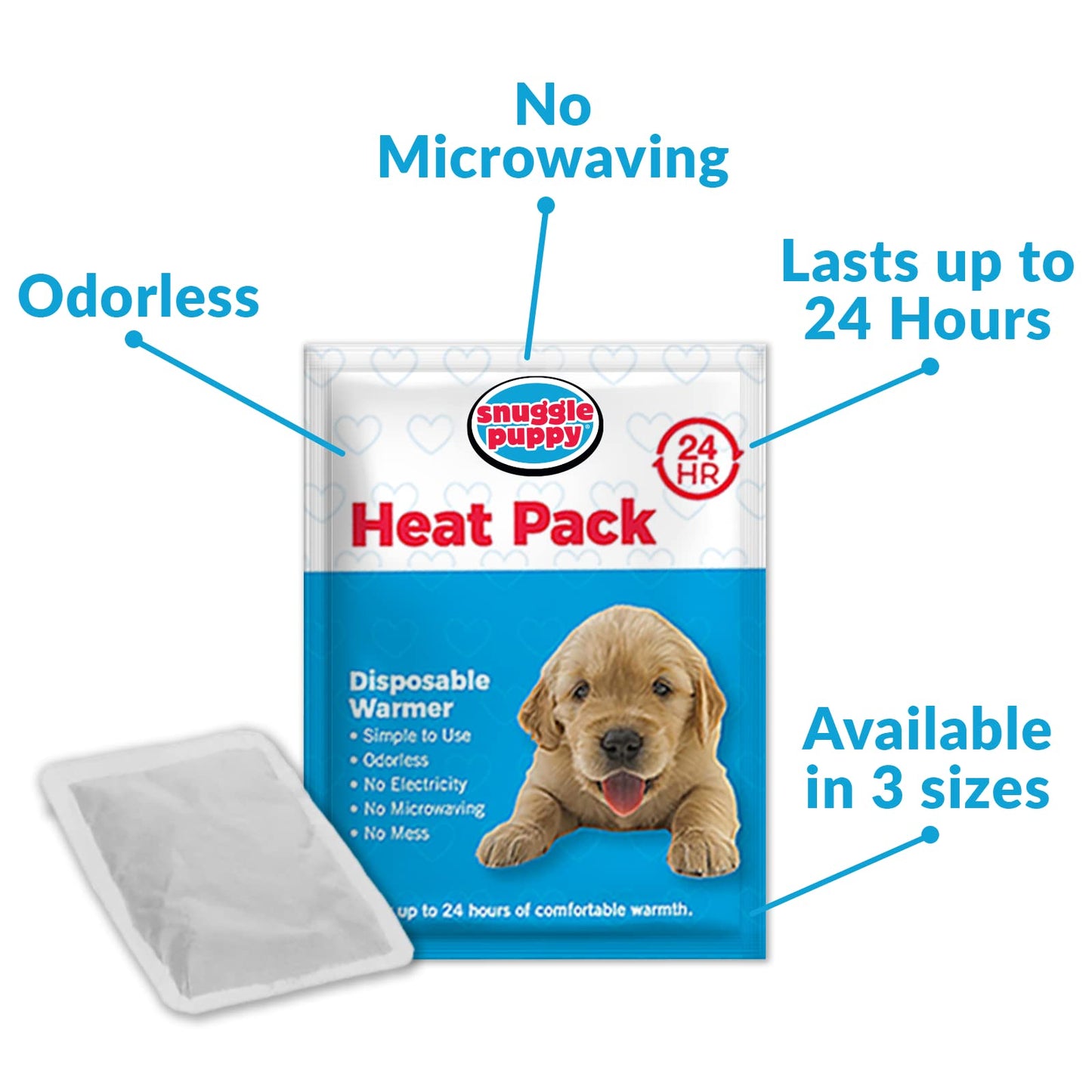 Original Snuggle Puppy Toys - Heartbeat Puppy for Dogs - Pet Anxiety Relief and Calming Aid - Comfort Dog Toys for Behavioral Training