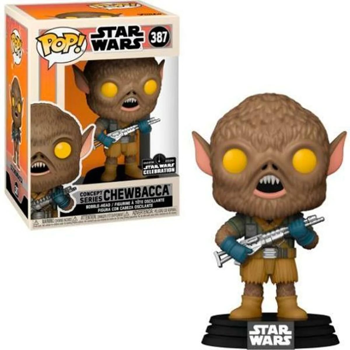 Funko Pop! #387 Star Wars Chewbacca Concept Series Galactic Convention Exclusive Edition 49372