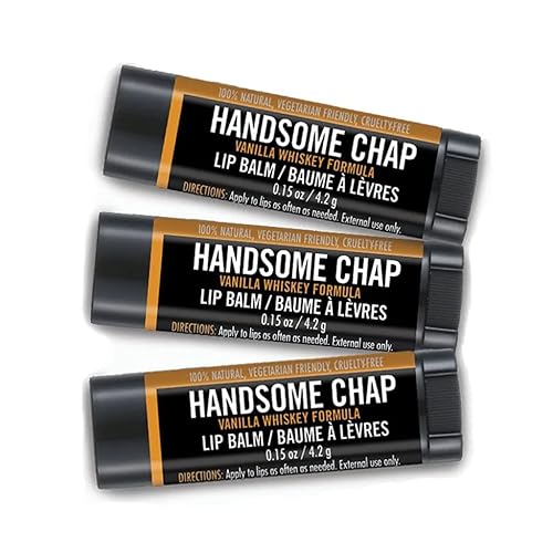Walton Wood, 3 Pack Lip Balm: (Handsome Chap)