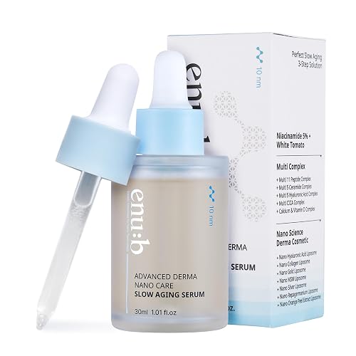 enu:b Multi-7 Nano Liposome All-in-One Slow Aging Face Serum with Hyaluronic Acid, Niacinamide, Adenosine & Collagen - Helps Improve the Appearance Beauty & Personal Care tomnada