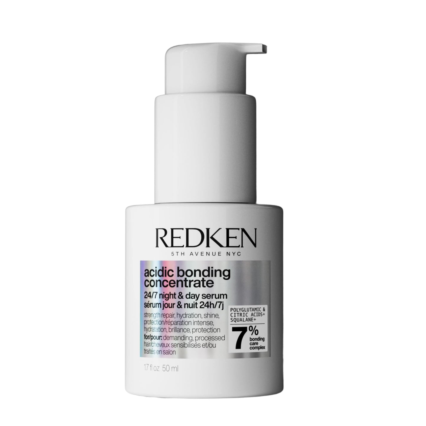 Redken Acidic Bonding Concentrate 24/7 Night & Day Serum For Damaged Hair - Nourishes & Restores, Overnight Hair Repair & Protection, Lightweight Beauty and Personal Care Redken Default Title