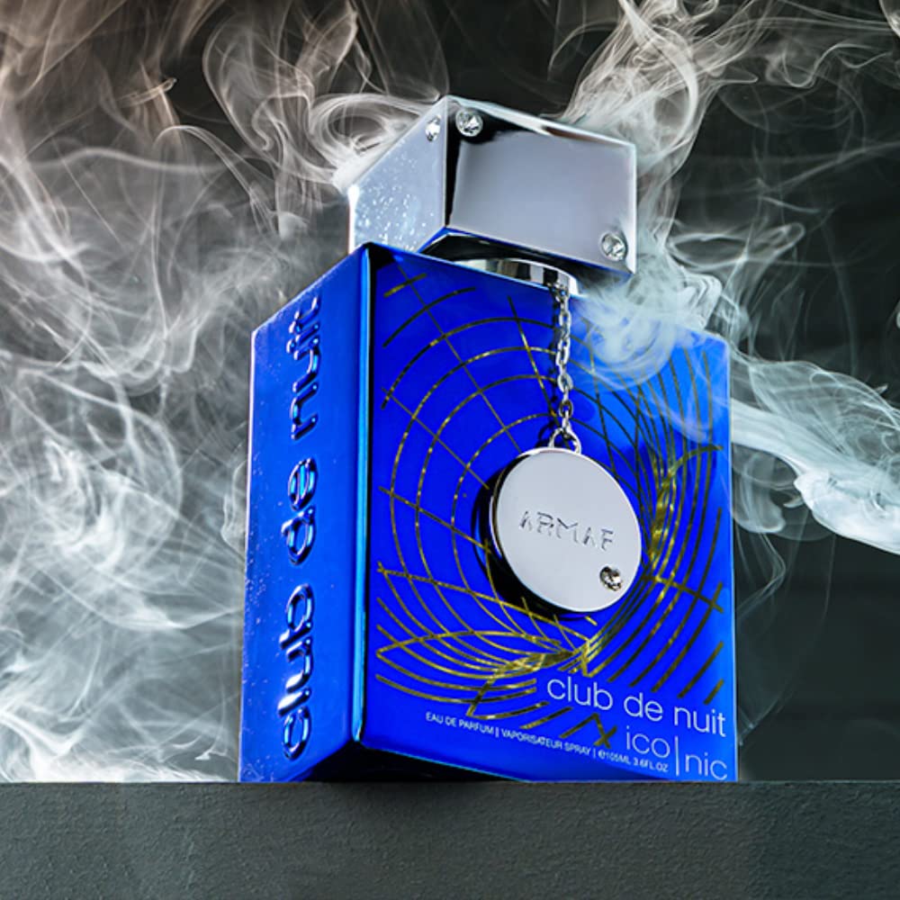 Armaf Club de Nuit Blue Iconic for Men Eau de Parfum Spray, 3.6 Ounce Beauty and Personal Care Armaf