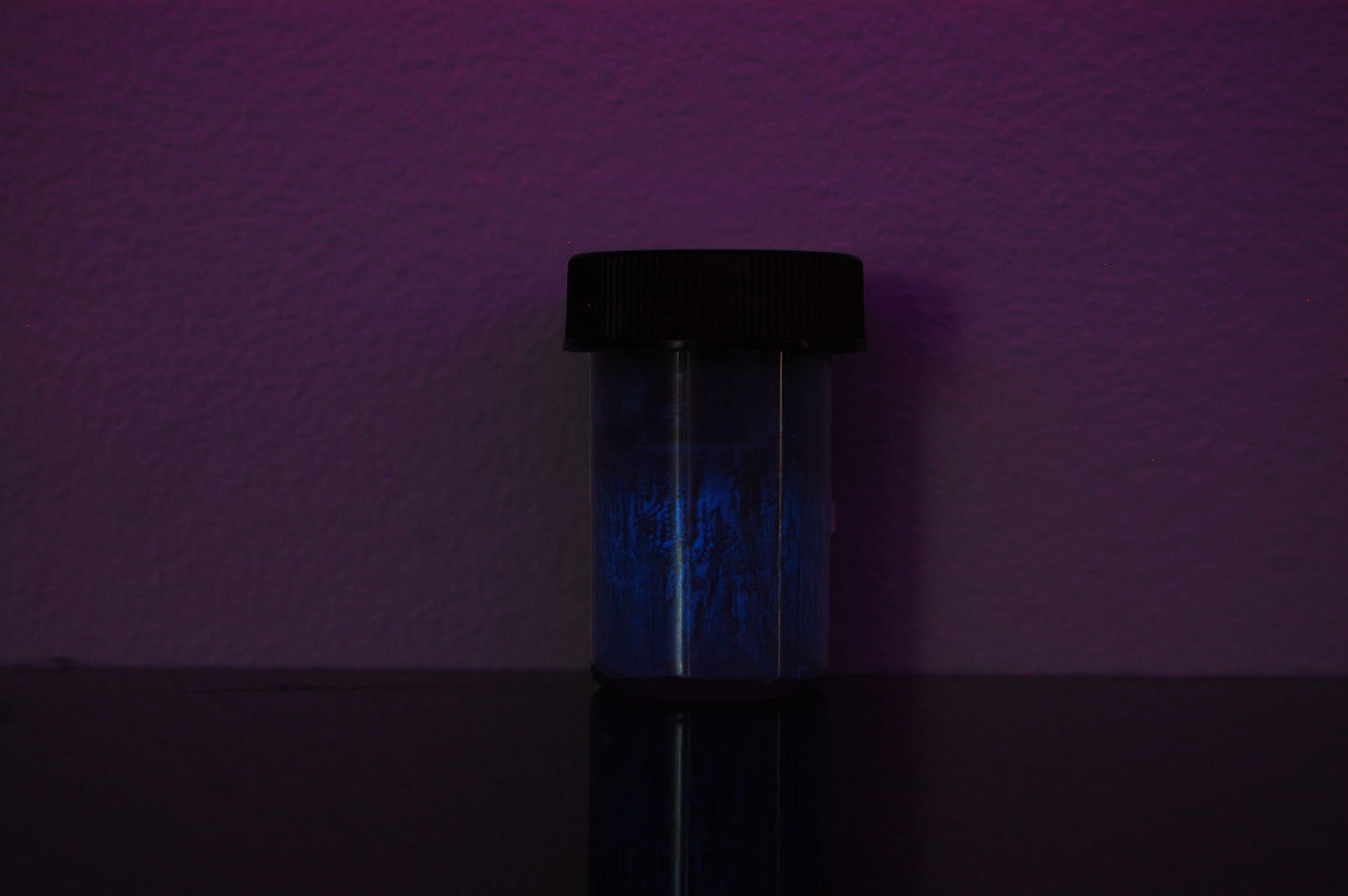 DirectGlow 3/4oz UV Blacklight Reactive Fluorescent Acrylic Paints (Black)