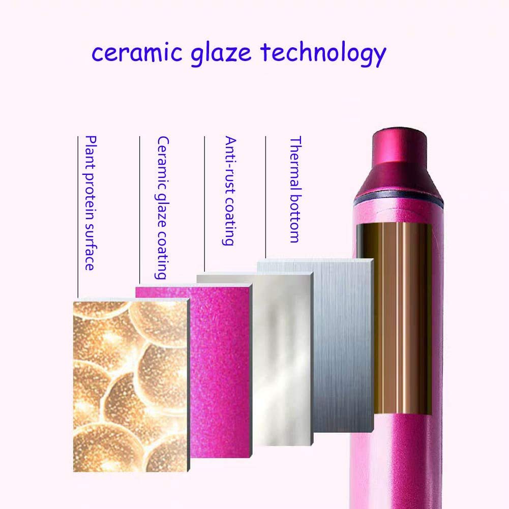 MBHAIR 9mm Thin Curling Wand Hair Curler, 3/8 Small Barrel Skinny Hair Curling Iron Wand Professional Super Tourmaline Ceramic Barrel Small Tongs