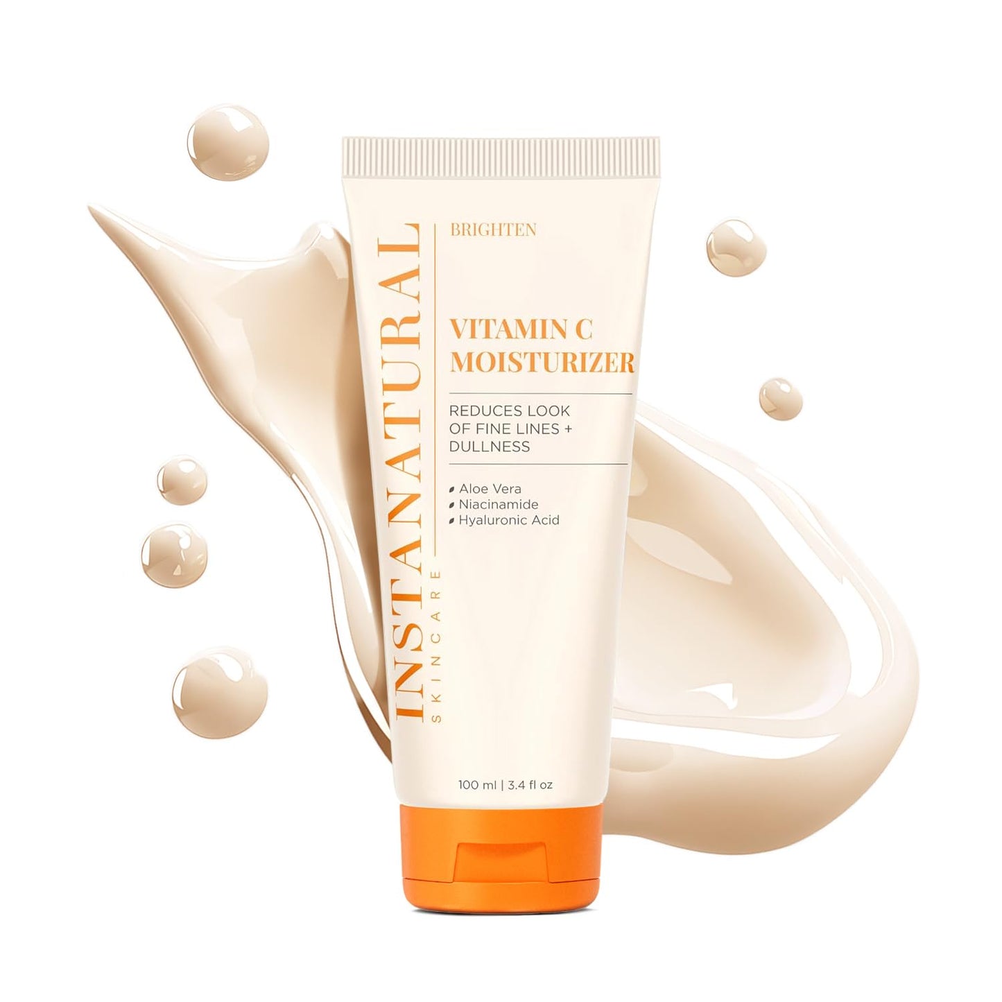 InstaNatural Vitamin C Moisturizer Face Cream, Brightens and Reduces the Look of Fine Lines and Wrinkles, Moisturizing Lotion for Dry Skin,