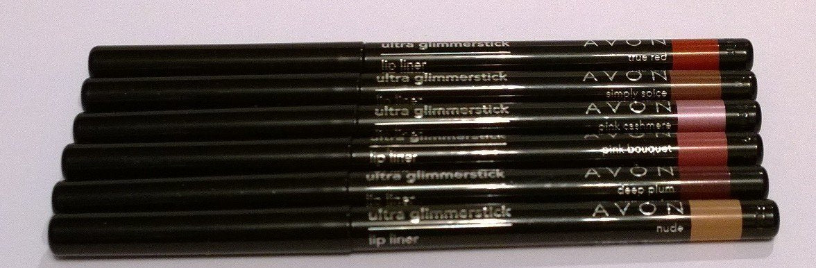 Avon Ultra Glimmersticks Lip Liner In Pink Cashmere