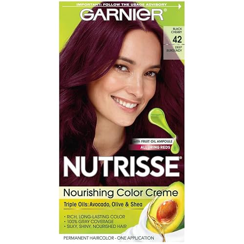 Garnier Nutrisse Haircolor - 42 Black Cherry (Deep Burgundy) 1 Each
