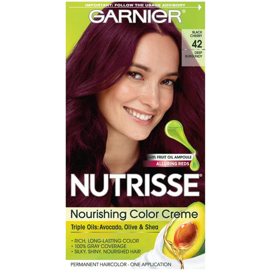 Garnier Nutrisse Haircolor - 42 Black Cherry (Deep Burgundy) 1 Each