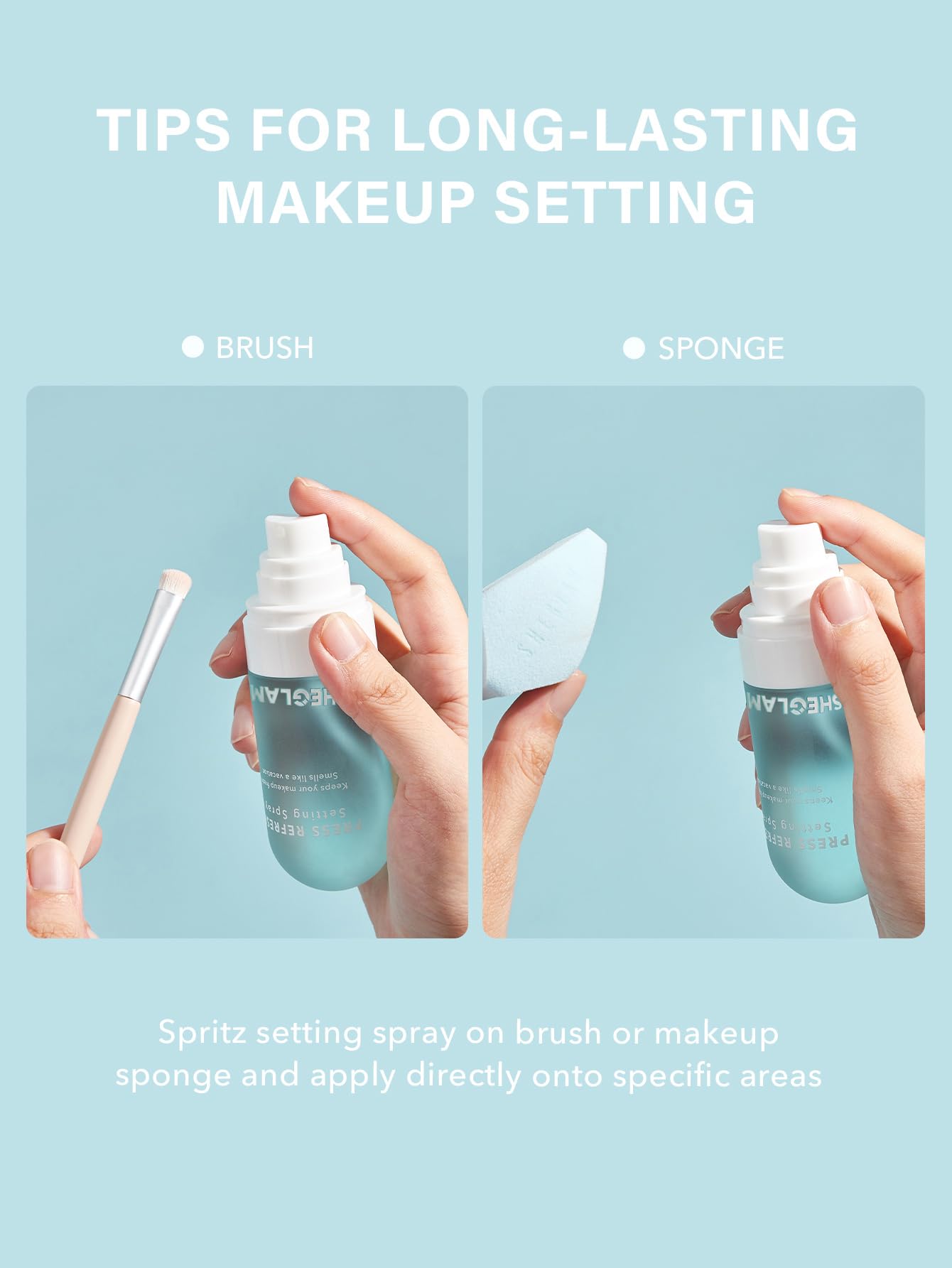 SHEGLAM Matte Fresh Setting Spray Ultra Matte Liquid-To-Powder Long Lasting Makeup Locking Spray Oil-Control Non-Greasy Makeup Setting Beauty and Personal Care SHEGLAM