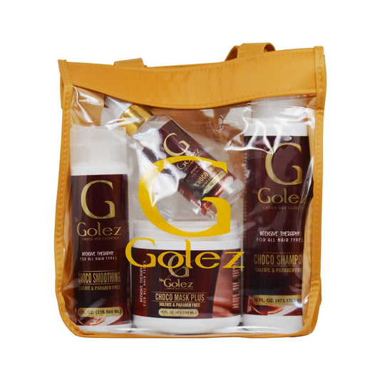 G Ma Golez Choco Intensive Theraphy Hair Care 4-piece Gift Bag Beauty & Personal Care Golez Choco Hair Cosmetics