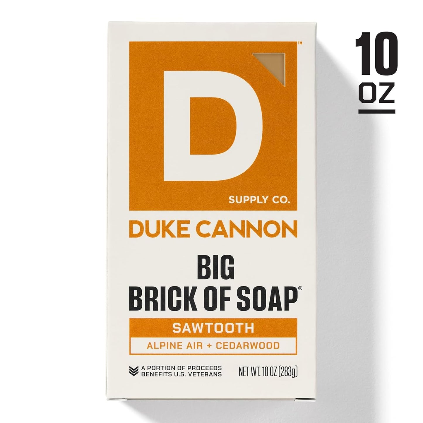 Duke Cannon Supply Co. Extra Large Bar Soap - Men's Natural Bar Soap with Masculine Scents - Made in the USA with Domestic & Globally Sourced