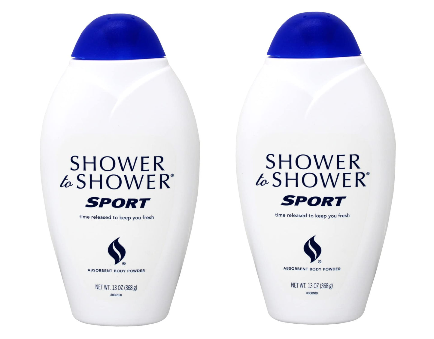 Shower To Shower Powder, 13 oz, Sport, 2-Pack