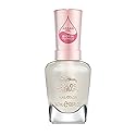 Sally Hansen Color Therapy Nail Polish | Biotin, Argan Oil, Long Lasting, Healthy Nails, Nail Strengthener, Sheer | 111 Fluer-t | Light Ivory