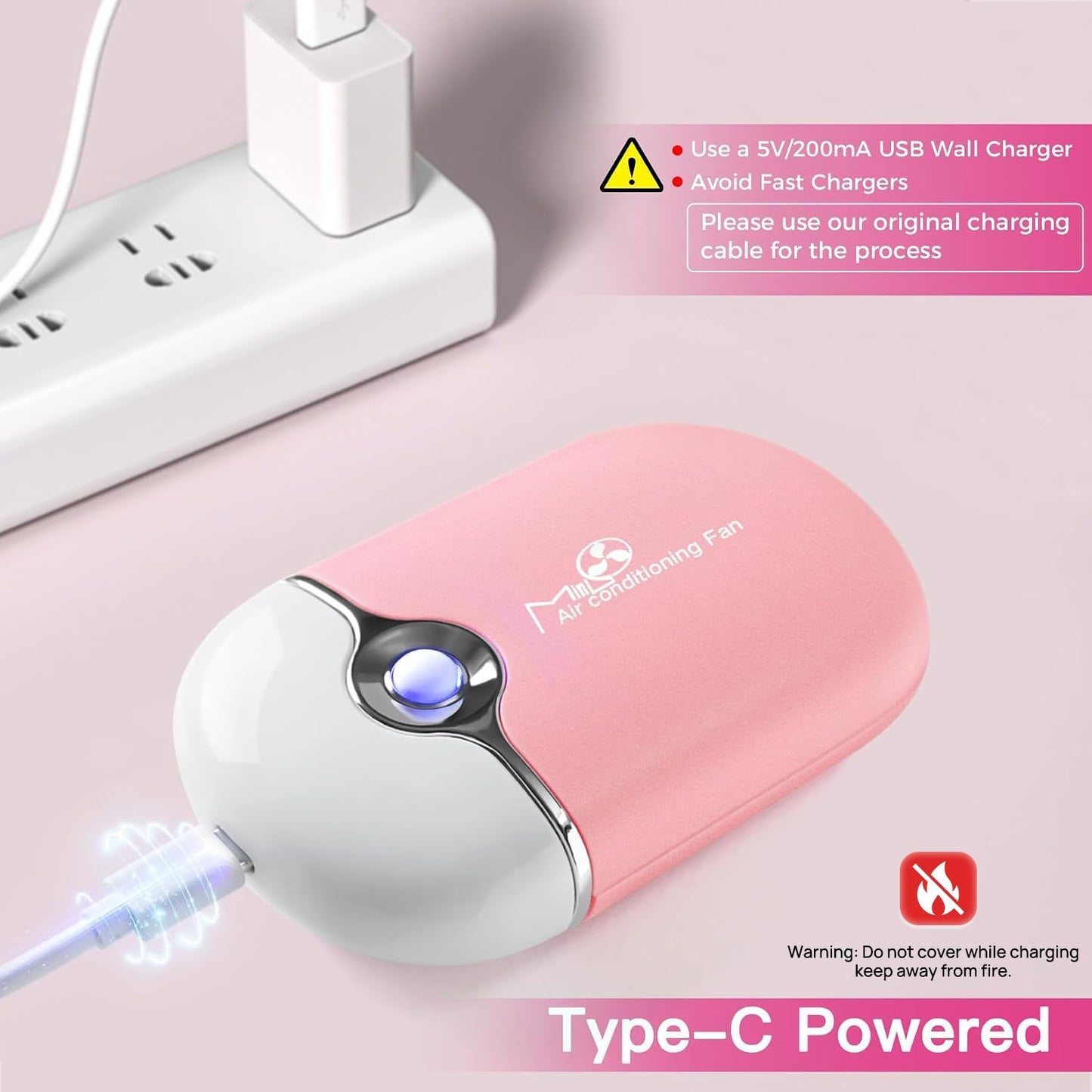 mlogiroa Lash Fan Mini Portable Eyelash Fan Handheld for Eyelash Extension Beauty and Personal Care mlogiroa