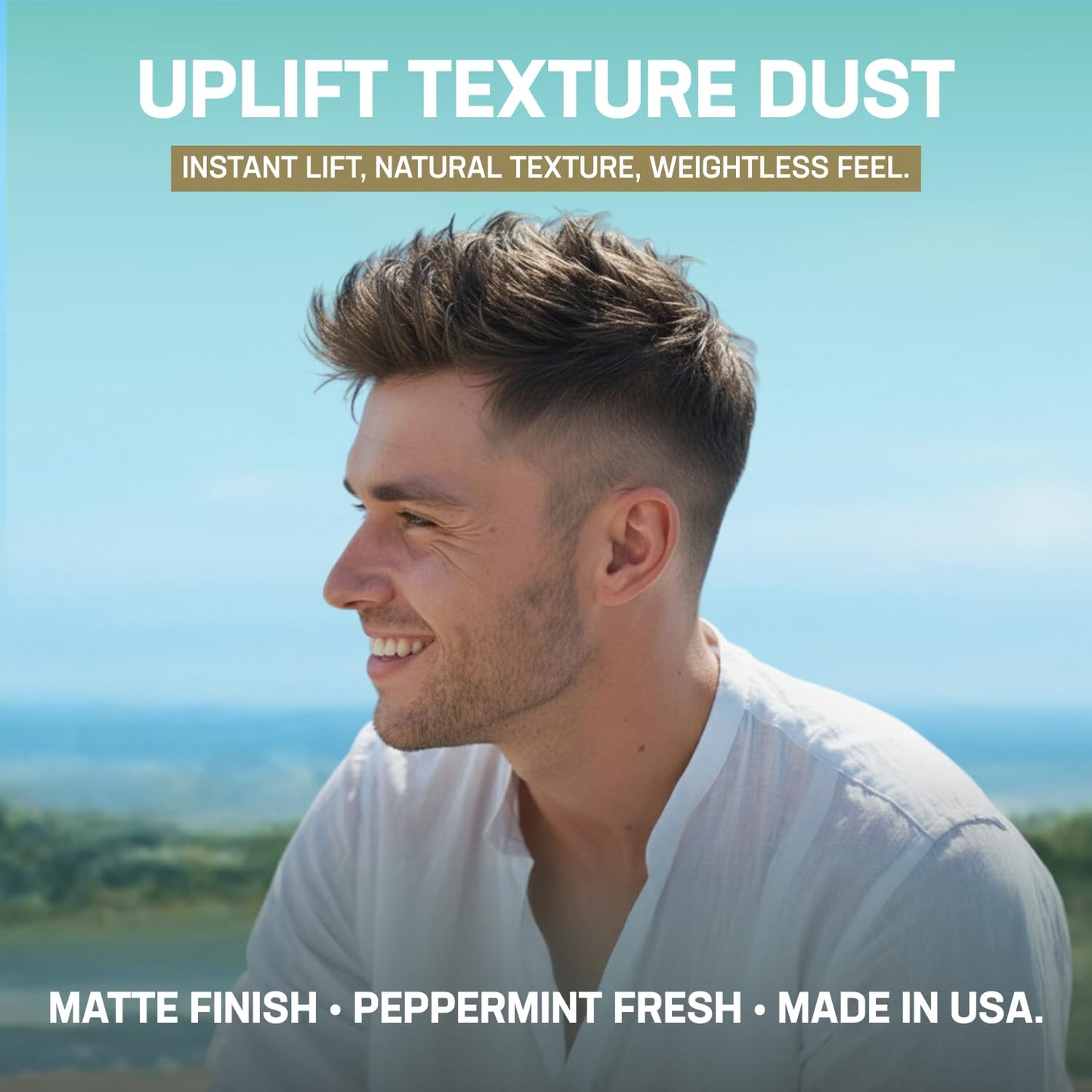 Uplift's Texture Dust: Boosts Volume & Lift for Fuller, Textured Styles with a Natural, Matte Finish - A Hair Styling Powder for Men & Women, 0.75 oz.