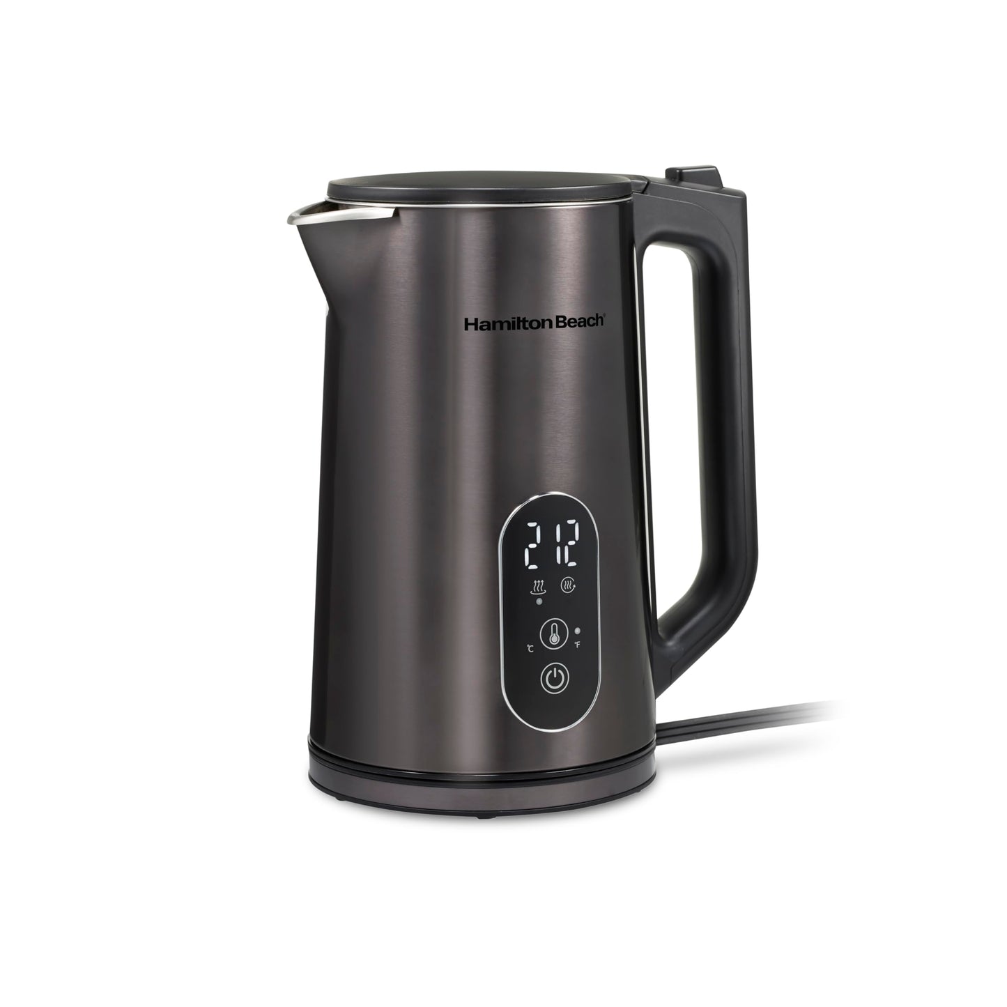 Hamilton Beach Digital Temperature Control Electric Tea Kettle, Hot Water Boiler & Heater 1.7L, 5 Preset Modes + Keep Warm, Fast Boil 1500 Watts, BPA…