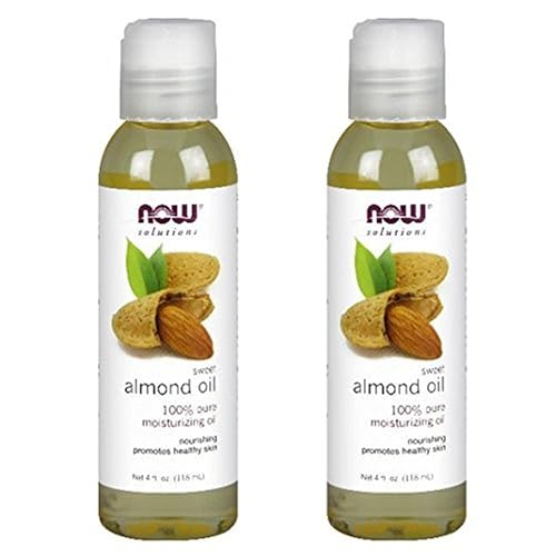 NOW Foods Almond Oil, 4 Fl Oz (Pack of 2)