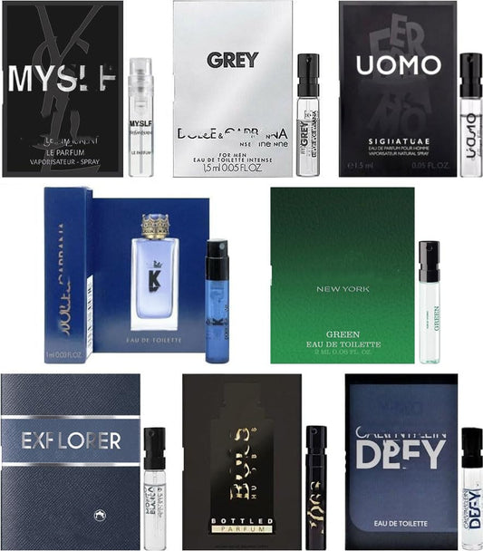 JRoBeauty High End Fragrance Cologne Sampler Set for Men - (Pack of 8 Sample Vials) Beauty & Personal Care JRoBeauty