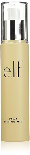 e.l.f. Dewy Setting Mist Hydrating, Luminizing, Long Lasting Sets Makeup, Conditions Coconut Infused 2.7 Fl Oz