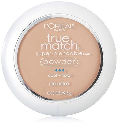 L'Oreal True Match Powder, Natural Ivory [C2], 0.33 oz (Pack of 2)