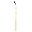 Bdellium Tools Professional Makeup Brush - Special FX Series 128 Bent Liner - With Soft Synthetic Fibers, For Painting Beneath Forehead (Bamboo, 1pc)