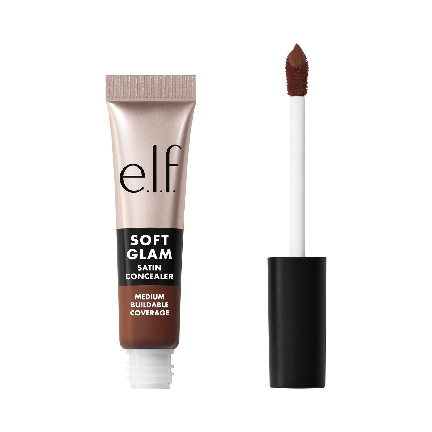 e.l.f. Soft Glam Satin Concealer, Medium Coverage For Blemishes & Under-Eye, Crease-Resistant, Long Lasting, Vegan & Cruelty-Free, 60 Rich Cool