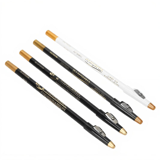 Barber Pencil, 4PCS Beard Pencils With Sharpener Hairline Pencil For Men barber accessories Hairline Pencils for Shaping and Styling Beauty and Personal Care Naroote