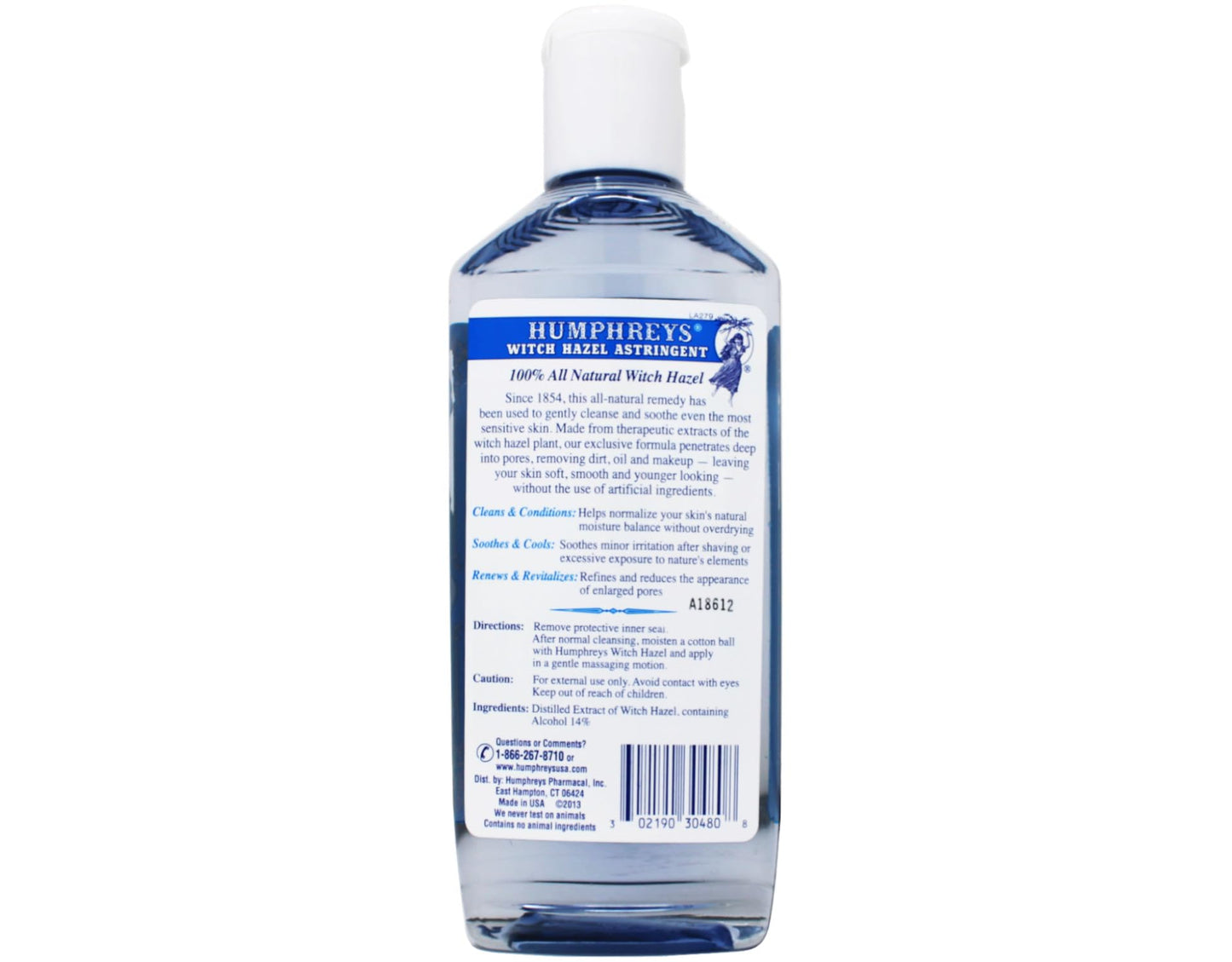 HUMPHREYS HOMEOPATHIC REMEDIES WITCH HAZEL ASTRINGENT, 8 FZ, EA-1