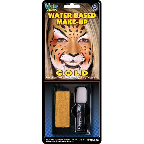 Wolf Novelties Gold Water Based Make-Up