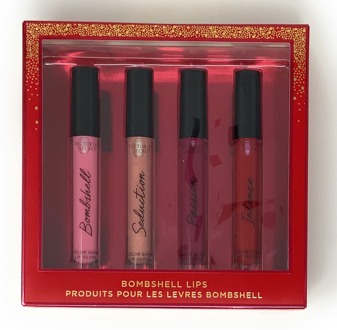 Victoria's Secret Bombshell Color Shine 4-piece Lip Gloss Set